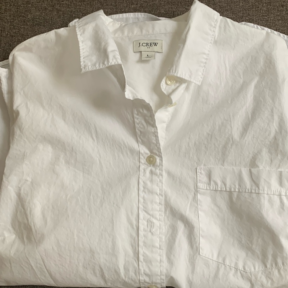 J.Crew Factory white button down